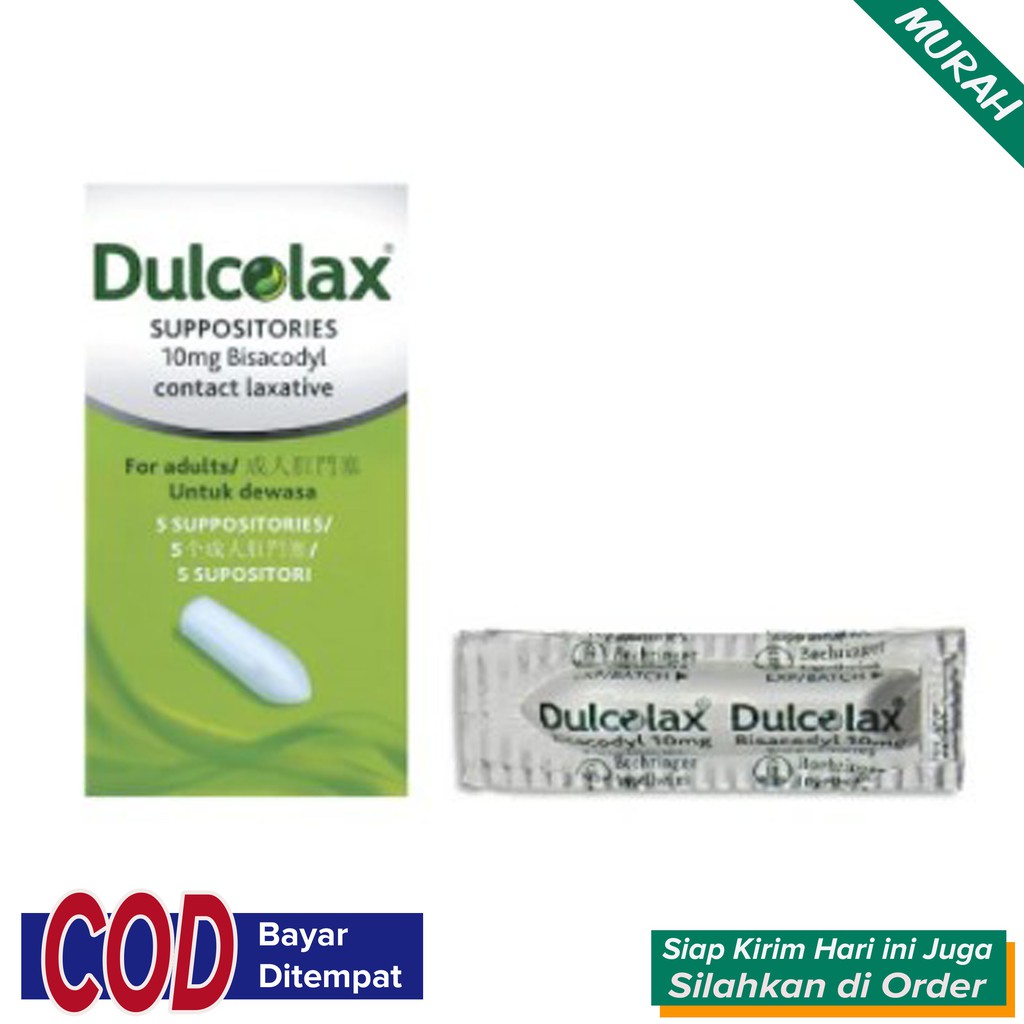 Obat Pelancar Buang Air Besar BAB AMPUH ~ Dulcolax Supp Dewasa 10mg