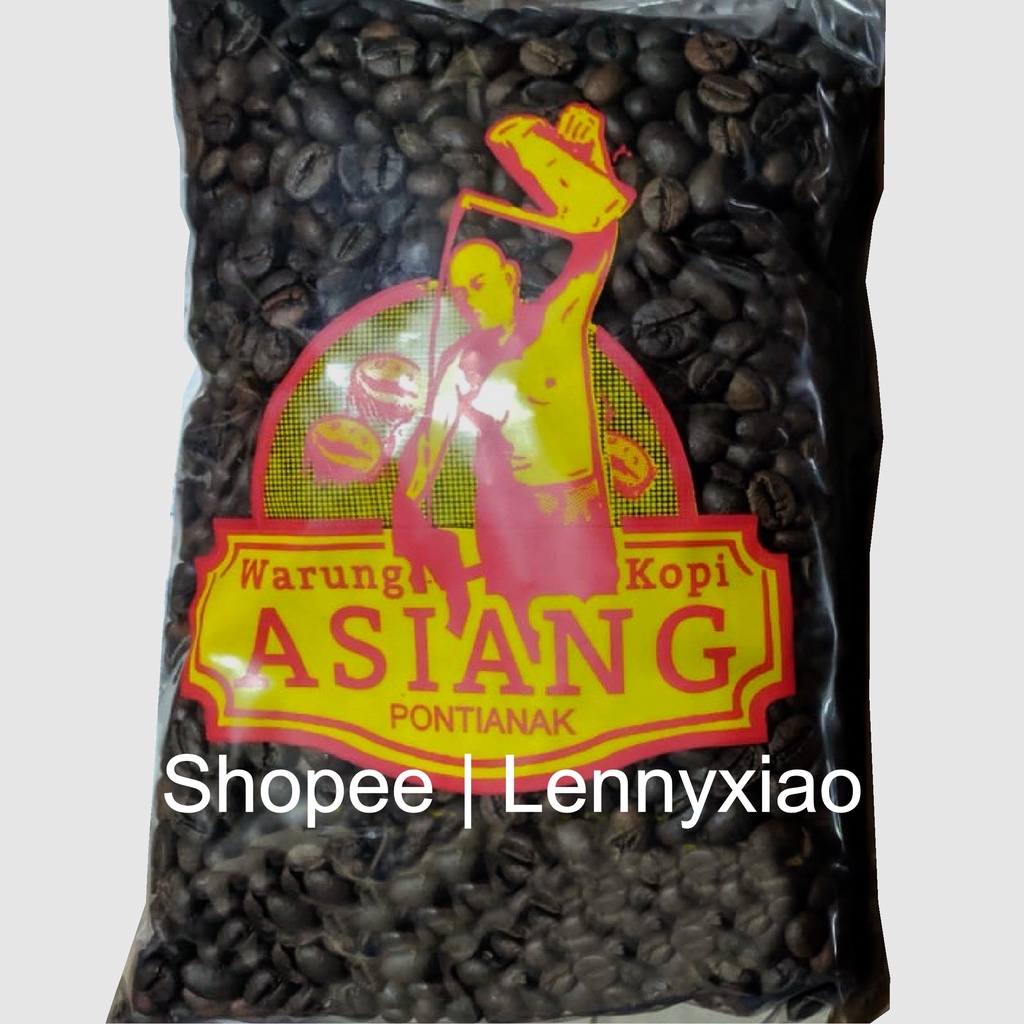 

Biji Kopi Khas dari Warung Kopi Asiang Khas Pontianak 500 Gram 1/2 Kg Exclusive Utk LennyOleh2 Pontianak