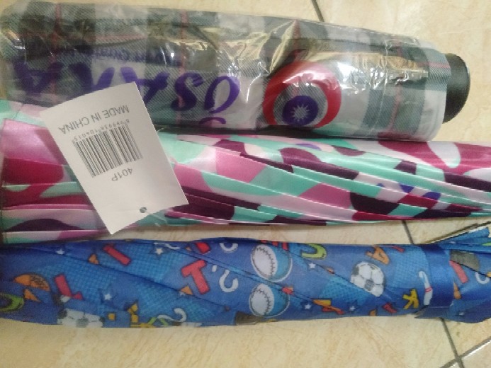 Payung Anak Buka Otomatis Banyak Warna Merk Osaka