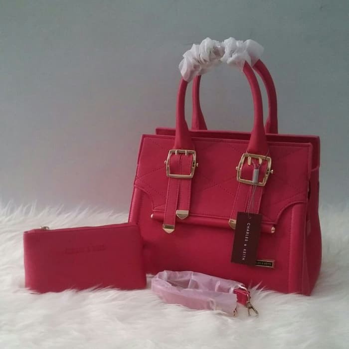 117 Tas Fashion Wanita CK Pink Fanta Premium