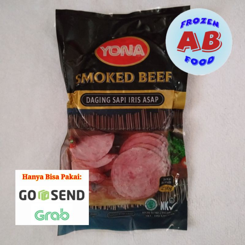 

Yona Smoked Beef 250gr Daging Sapi Daging Asap Daging Sapi Iris Asap