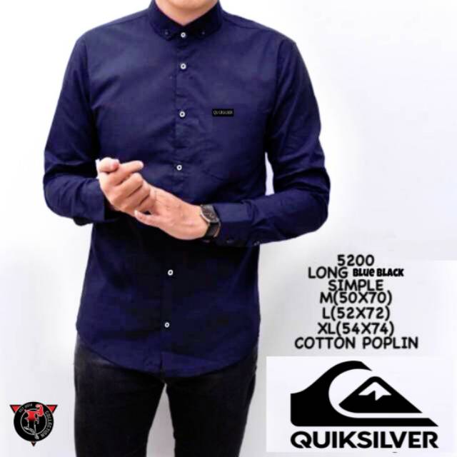 Kemeja polos lengan panjang bahan catton poplin super A great