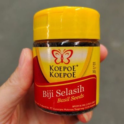 

Biji Selasih Basil Seeds Koepoe Koepoe 50g