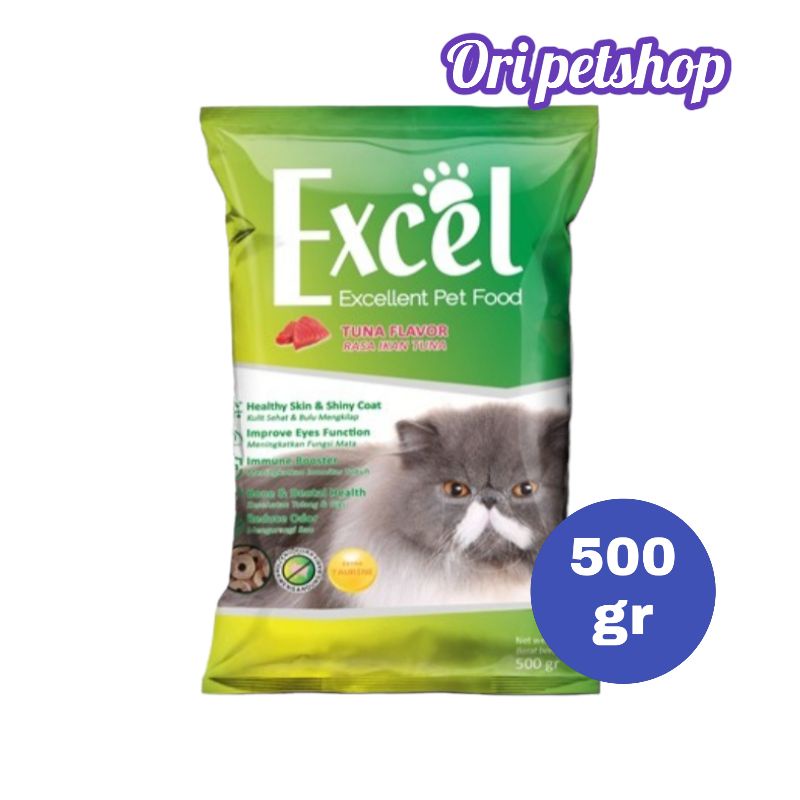 Makanan Kucing Excel ( Donat) 500gr Cat Food