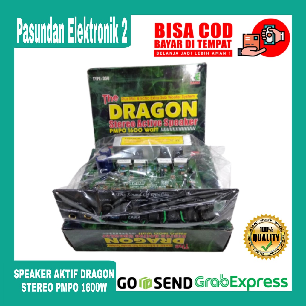 Kit Active Speker Stereo DRAGON t350