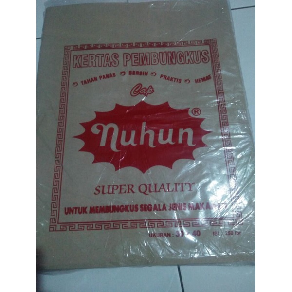 

kertas pembungkus nasi