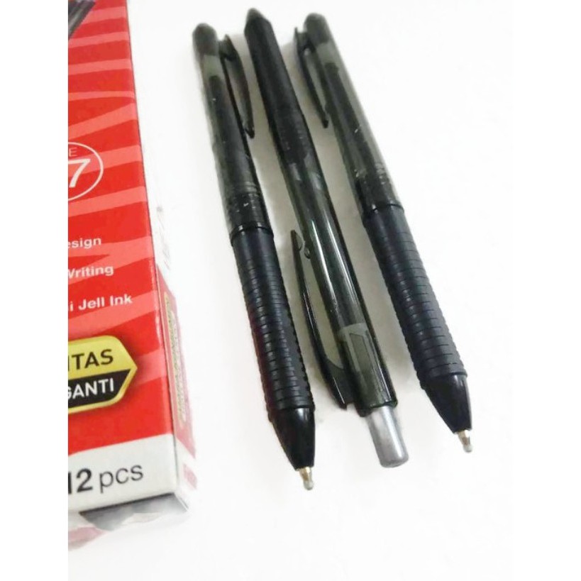 

Zebra Picc Knock 0.7 Hitam / Biru / Merah ( 12 pcs )