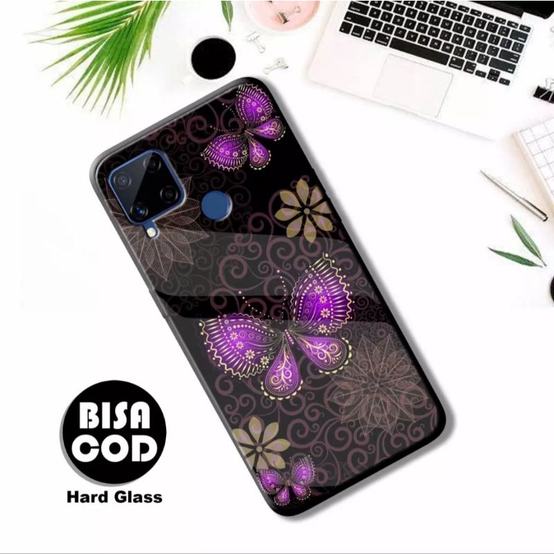 SHOWCASE CASE REALME C15/C12 DESIGN AESTHETIC BUTTERFLY SERIES