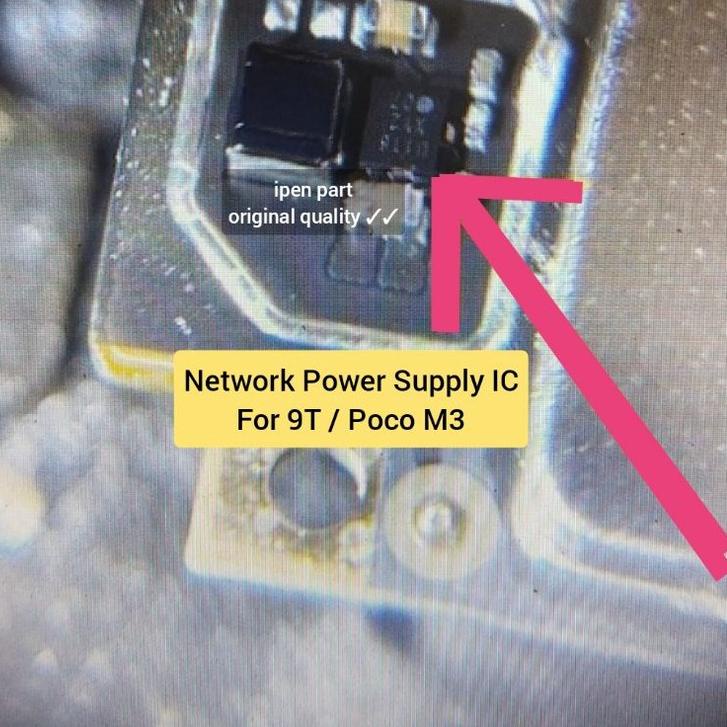 Terjangkau - IC Power Supply Network Poco M3 9T QET4101 Original  Tested 4101 QET U115 ,,