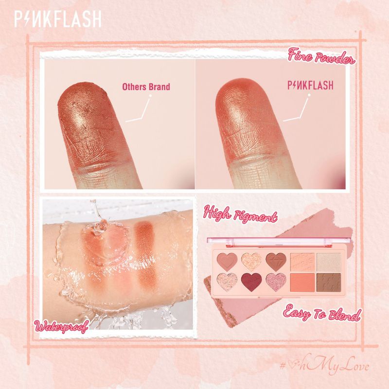 Pinkflash Multiple Face Palette | Eyeshadow | Blush | Highlighter | Contour