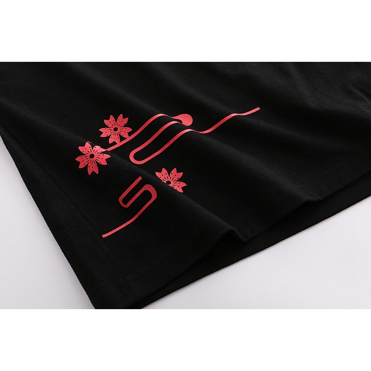 MR-33 high quality import jepang kaos fushion kimono tradisional happi hitam