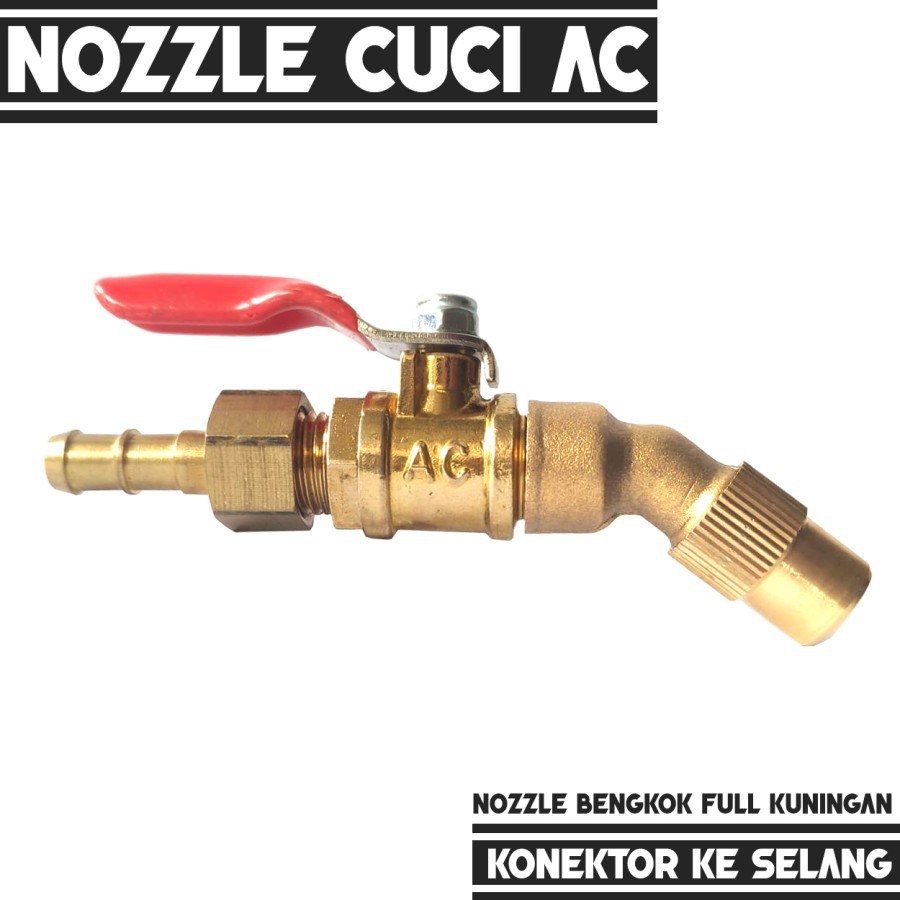 NOZZLE SPRAY CUCI AC KRAN AC NOZZLE AC BENGKOK - KUNINGAN