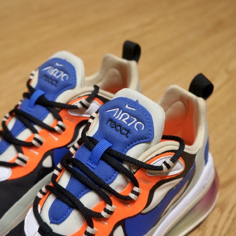 nike air max 270 react fossil hyper blue black