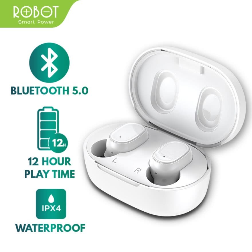 HEADSET | EARPHONE | HEADPHONE | BLUETOOTH | ROBOT Airbuds T20 ORI