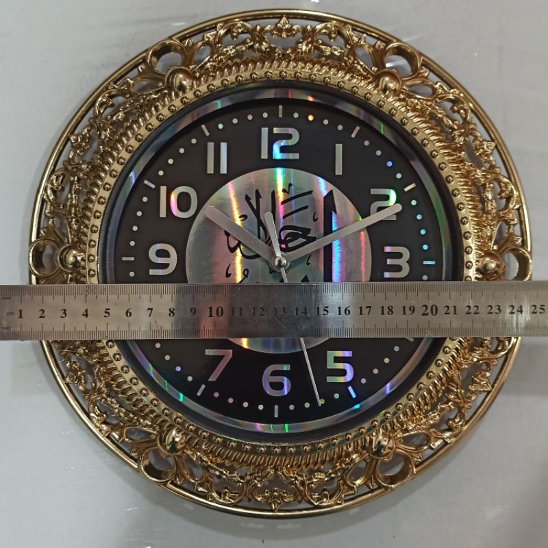 jam dinding unik kaligrafi arab-1