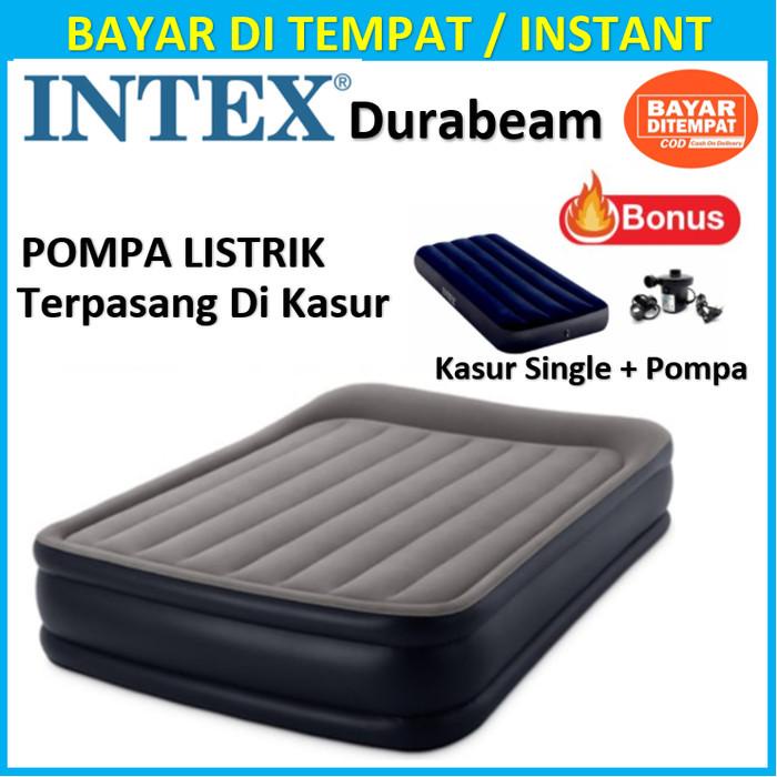 INTEX KASUR ANGIN - KASUR INTEX DURABEAM REST RAISED AIRBED - ORGINAL