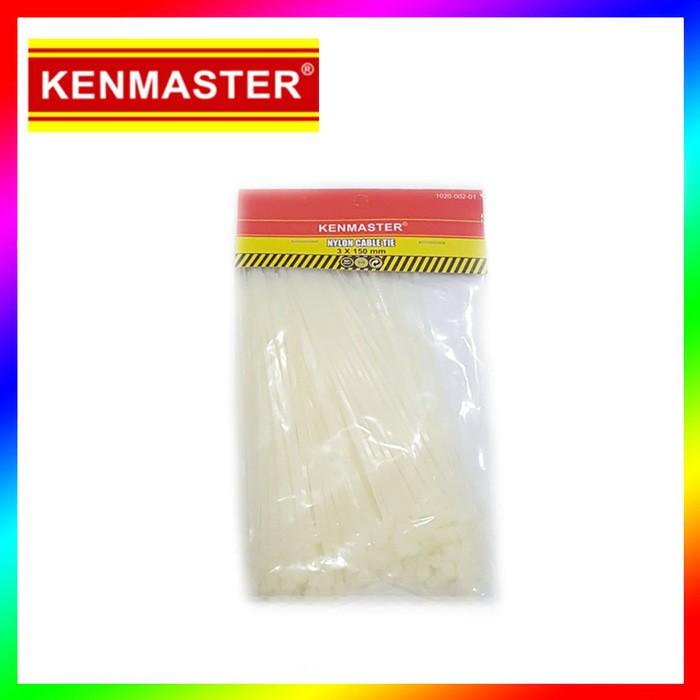 Kenmaster Nylon Kabel Ties 15 cm Cable Tis 3 x 150 mm 200 pcs PUTIH