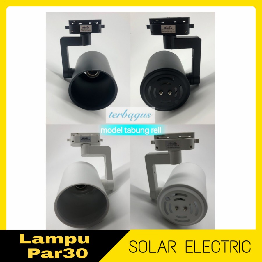 Kap lampu par30 housing lampu par30 fittingspotlight par30 rell plafon