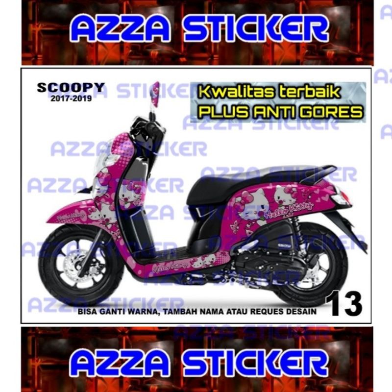 Sticker decal Scoopy 2019 Full Body decal Scoopy 2019 Full body 13