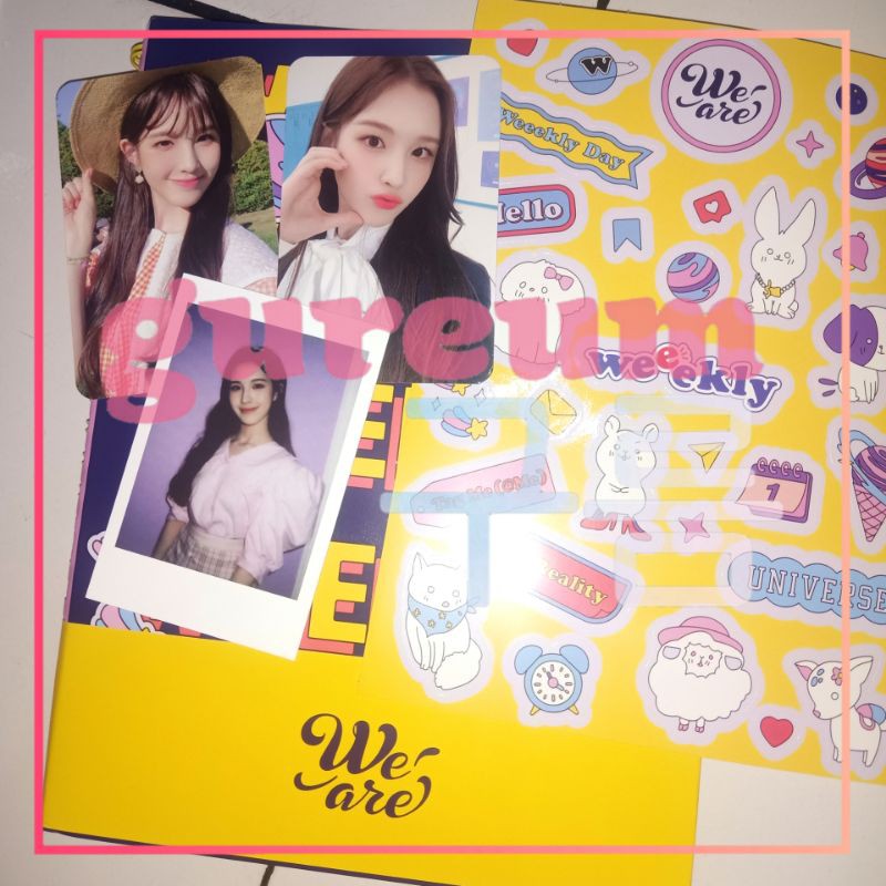 [READY] UNSEALED WEEEKLY ALBUM WE ARE JAEHEE, SOOJIN, MONDAY, SOEUN