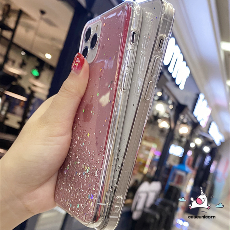 Casing Oppo A15 A11 A5 A9 2020 A5s A3s A12 A7 A11K A15S A92 A52 A53 A33 2020 Reno 4 4F 4Lite 4pro A12e A72 A31 F9 F9pro F11 F11pro F7 A37 A1K A32 A93 F17pro Glitter Bling Soft Cover-7
