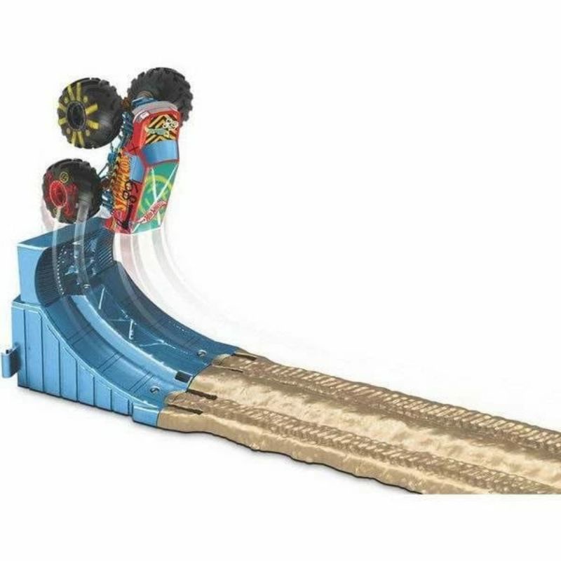 Double Destruction Hotwheels Monster Truck/ Track Hotwheels Monster Truck