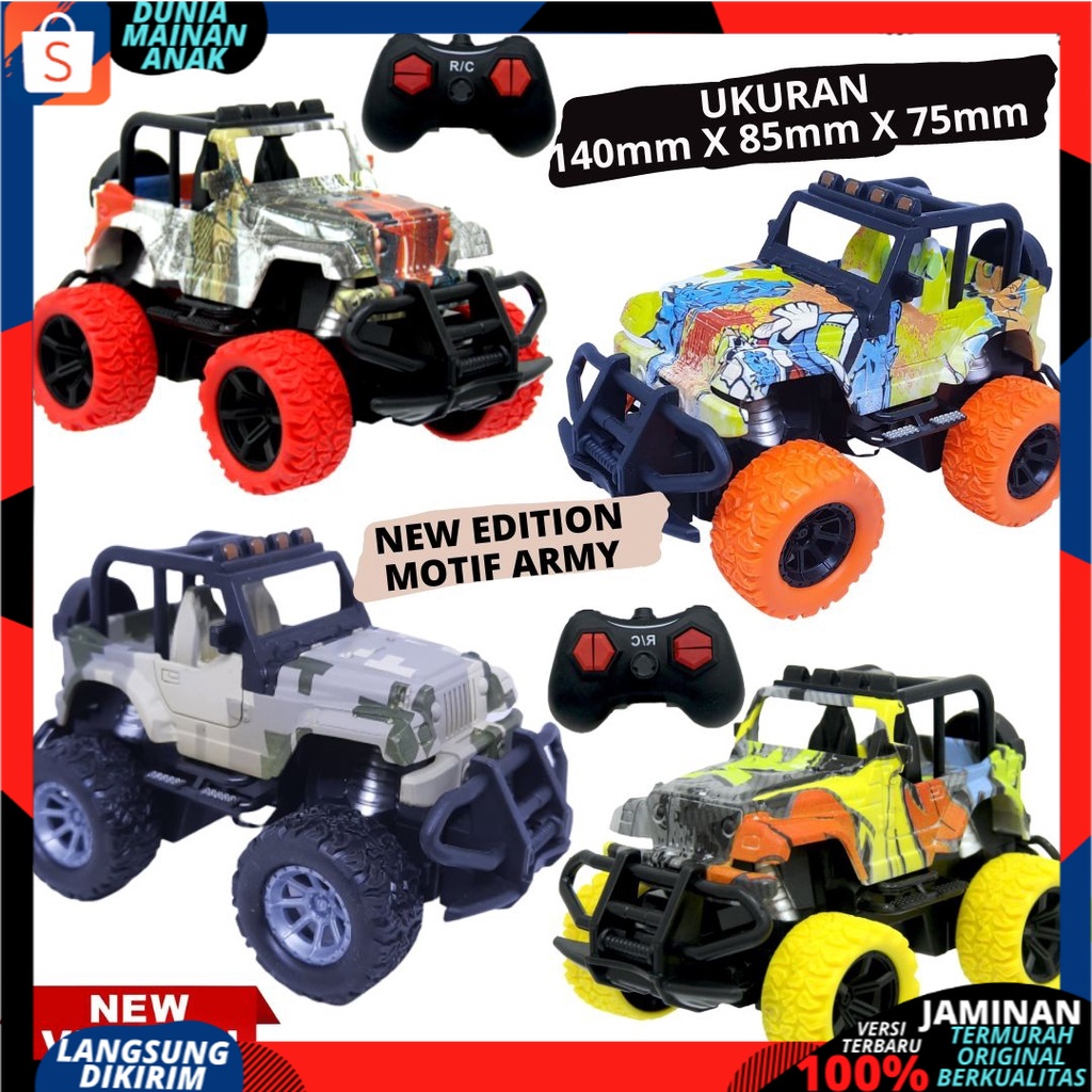 Mainan Mobil Remot Kontrol / RC Rock Crawler Mobil Remote Kontrol Jeep Off Road Mini Climber Car