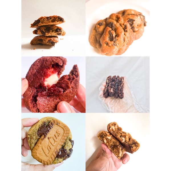 

SOFT BAKED COOKIES BELI 5 GRATIS 1 |NUTELLA, PEANUT BUTTER, OVOMALTINE, RED VELVET, CREAM OREO, SIGNATURE COOKIES, WALNUT CHOCO, LOTUS CHOCO