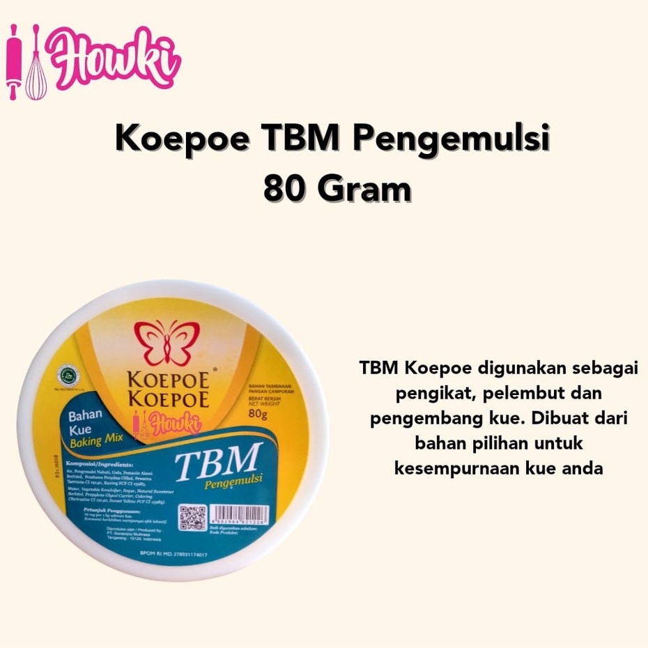 

BAHAN KUE BAKING MIX TBM MEREK KOEPOE-KOEPOE 80GR