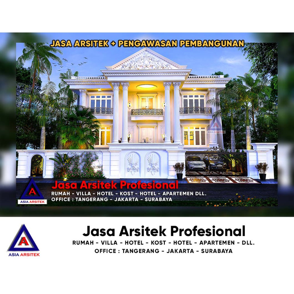Jasa Arsitek Desain Rumah Klasik Mewah Di Kemang Kebayoran Baru Jakarta Selatan