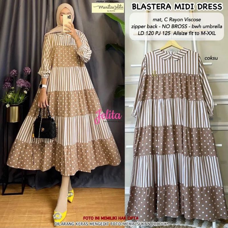BLASTERA MIDI DRESS
