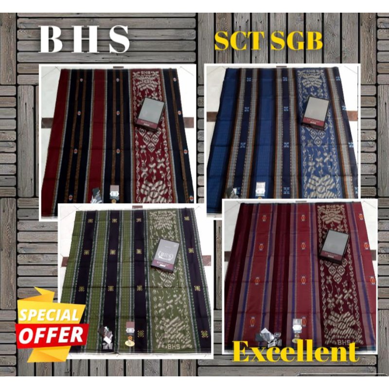 SARUNG BHS EXCELLENT - SONGKET SCT SGB - ORIGINAL - SILVER