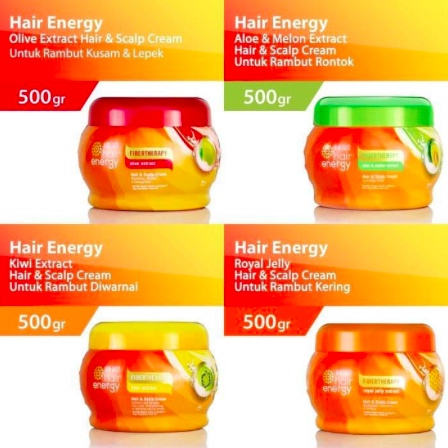 Makarizo Hair Energy Fibertherapy Hair &amp; Scalp Creambath 500gr | Hair Spa Mask