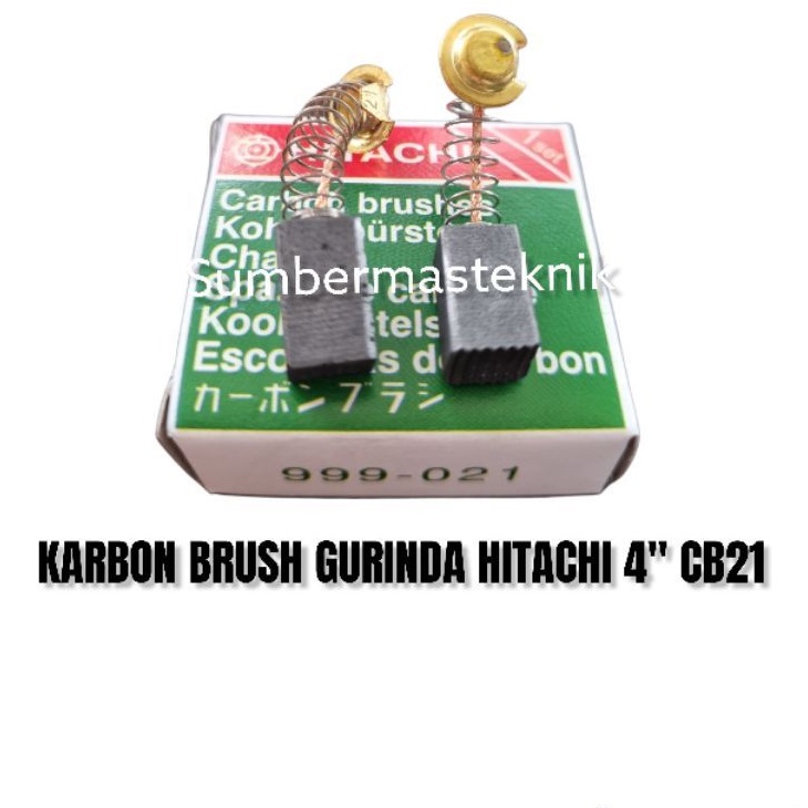 CARBON BRUSH GURINDA HITACHI 4" CB021 / CB21 ARANG SPUL GERINDA HITACHI 4 INCH CB 021 / CB 21