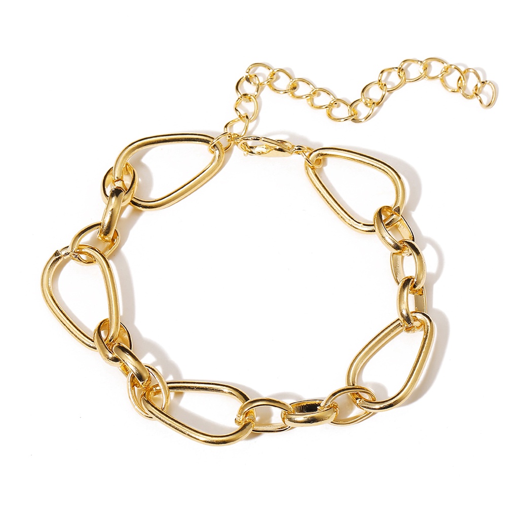 17km Gelang Tangan Rantai Aksen Bola Kristal Imitasi Gaya Vintage Untuk Wanita-11