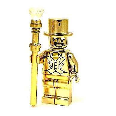 Minifigure Minifig Lego Limited Edition Mr Gold Kw