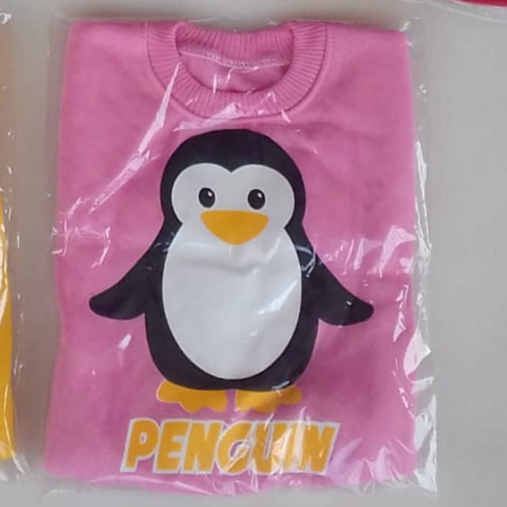 Jaket bayi Sweater Penguin Ukuran  M TerMurah