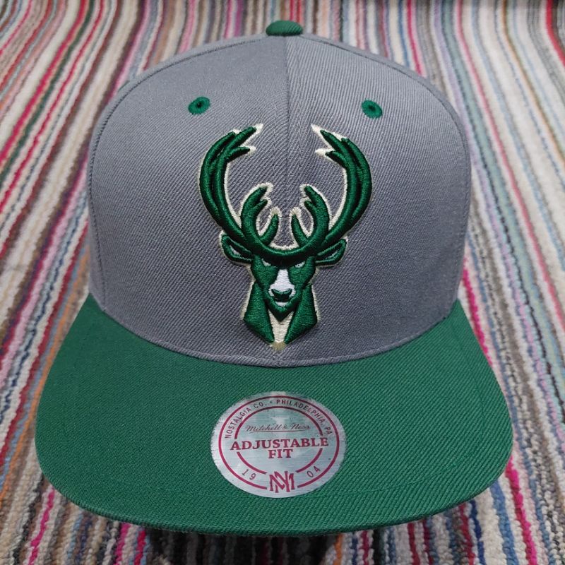 Topi Snapback NBA Milwaukee Bucks Original Second