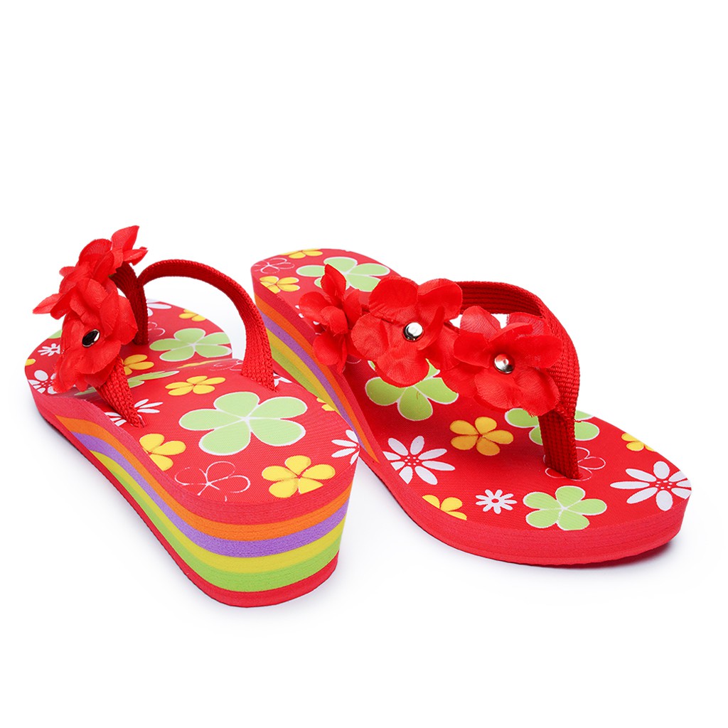 DNOIR Sandal Anak Perempuan BUNGA3 UNGU