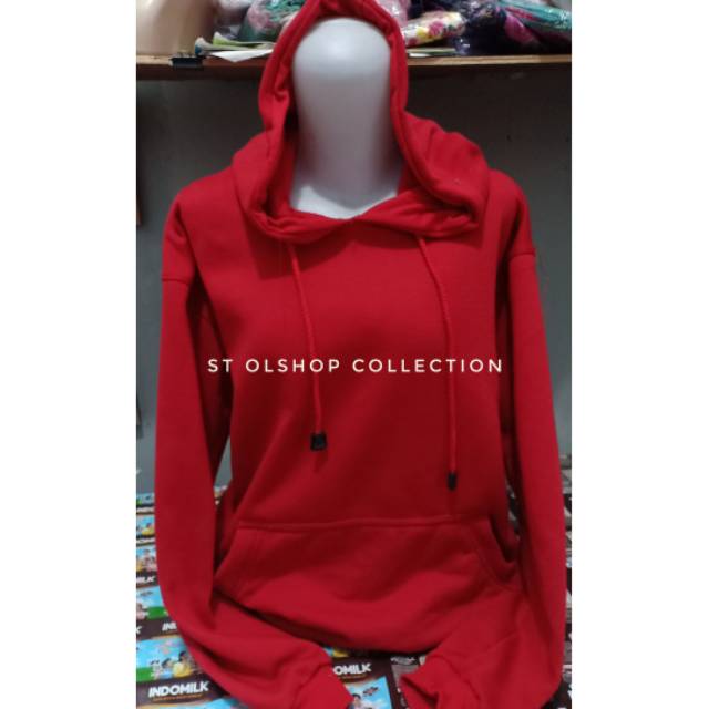 Hoodie merah cabe