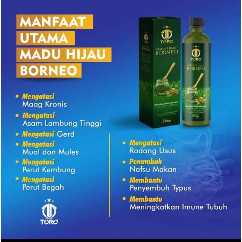[1000%ORIGINAL]MADU HIJAU BORNEO  OBAT MAG ASAM LAMBUNG KEMBUNG MUAL gerd  lambung freshmag madu hijau-5