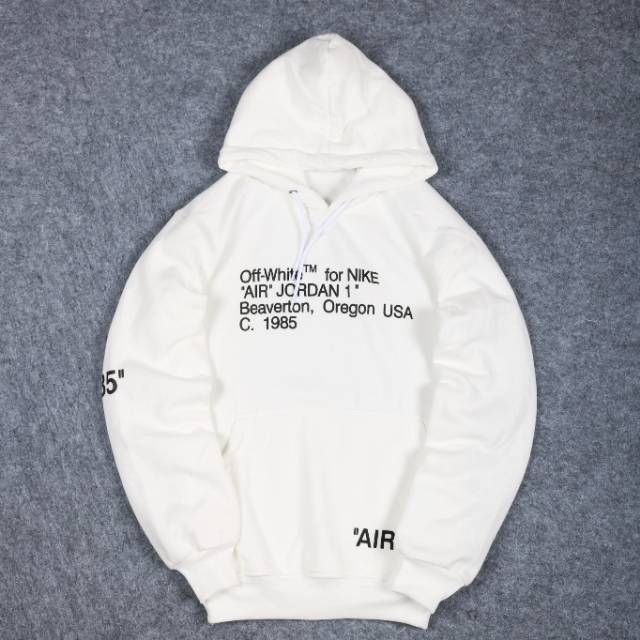 SWEATER HOODIE OFF WHITE X JORDAN AIR