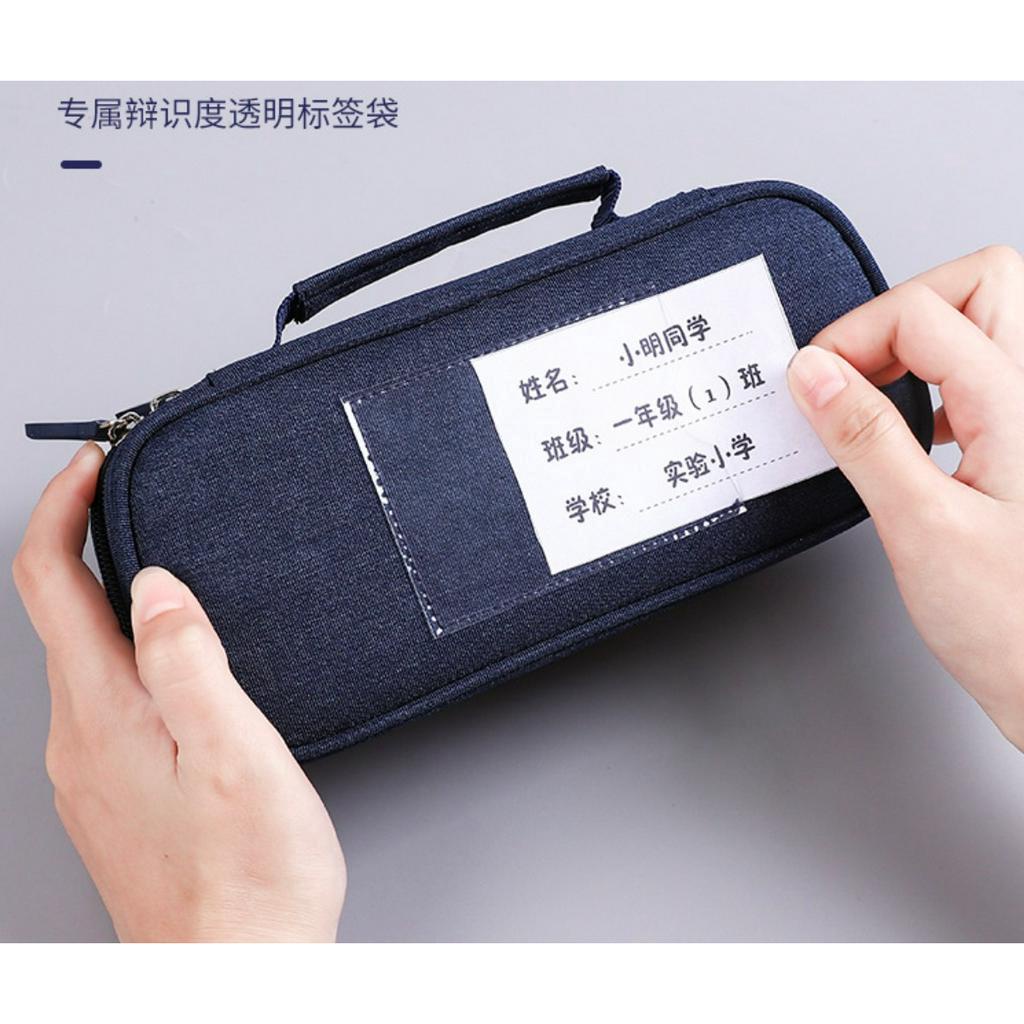 TXS14 Korean Pen Pencil Case Polos OK Brand Jinjing Kotak Tempat Pensil Box TKM