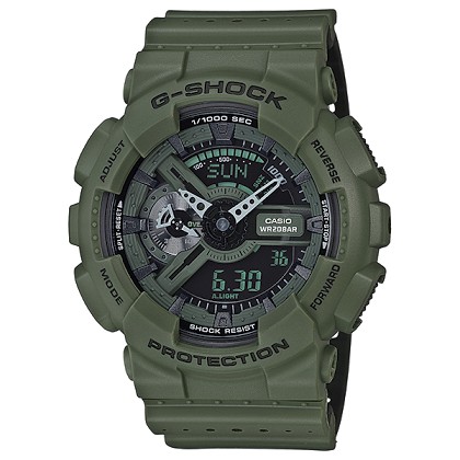 Jam Tangan Pria Sports Dual Time Casio G Shock GA-110LP-3A Original