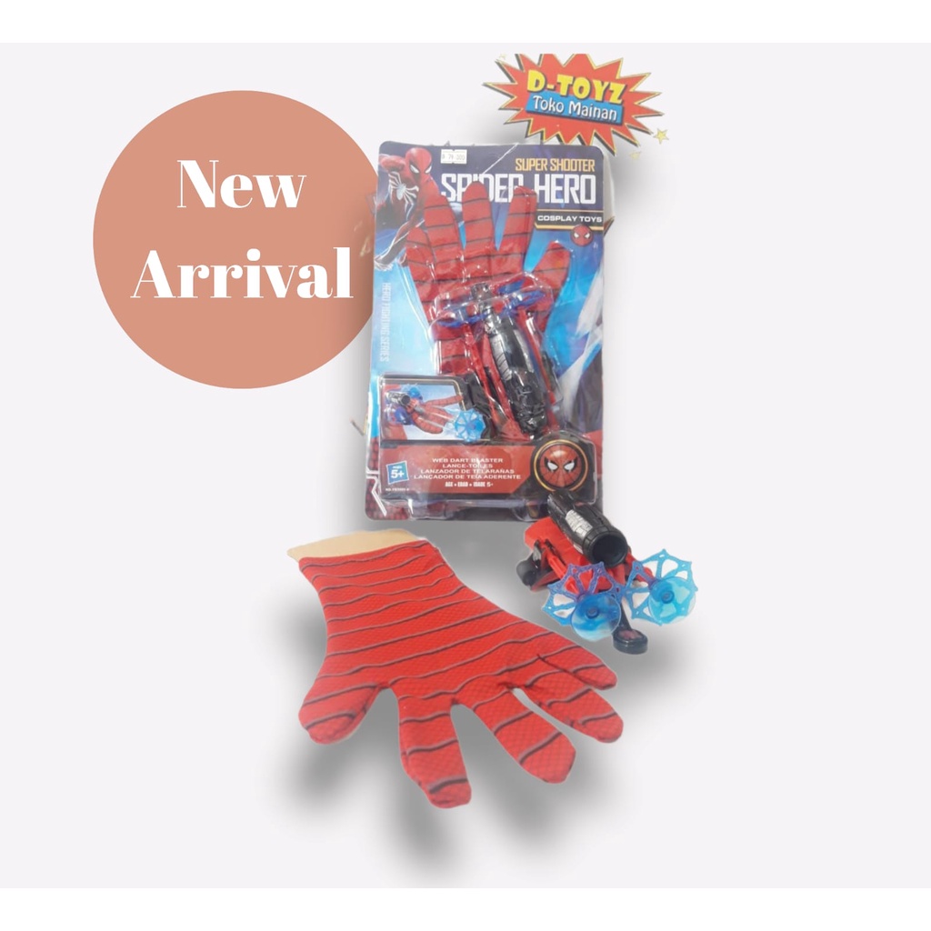 Mainan Anak Spider Man Cosplay Sarung Tangan Spider Laba Laba