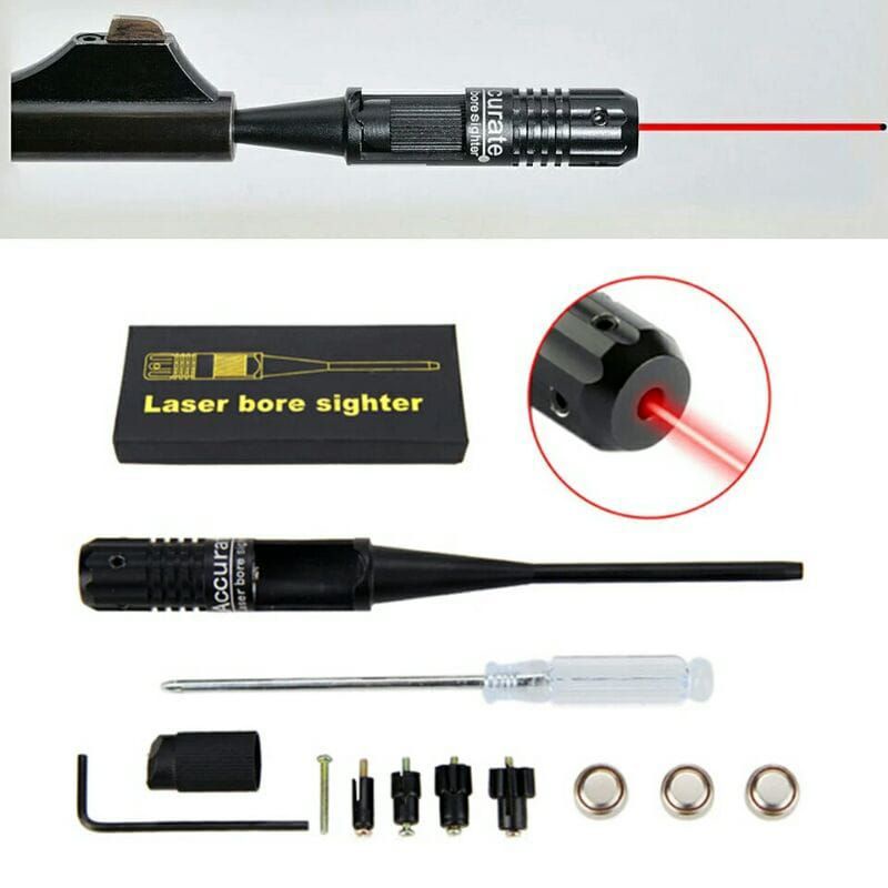 Laser Bore Sighter Red DOT Sight Merah Alat Zeroing Telescope Sighting