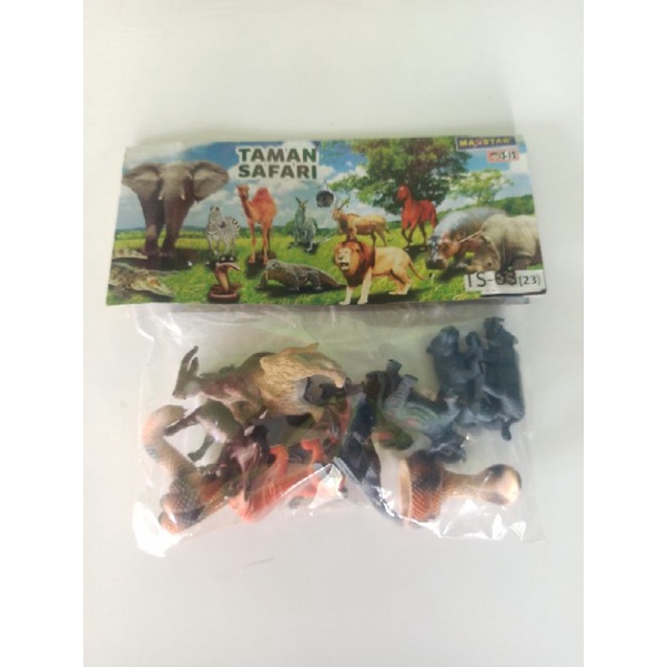 Mainan Hewan Hewanan Taman Safari / Mainan Hewan Kecil Figure