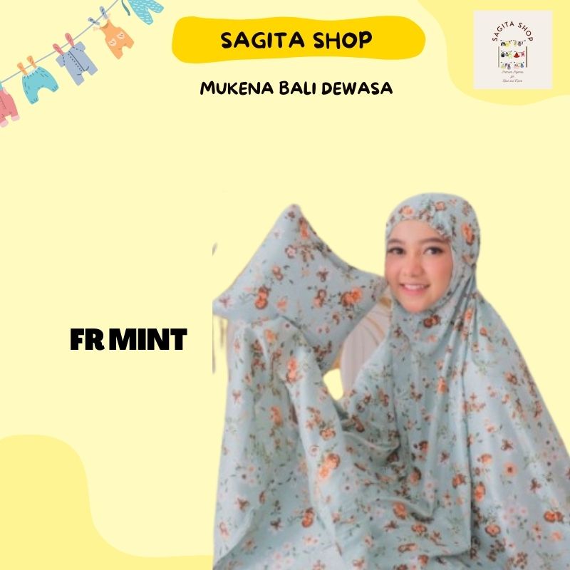 Riyani_ Mukena Dewasa Bali Rukuh Frisian Tania  Bella Standard Motif