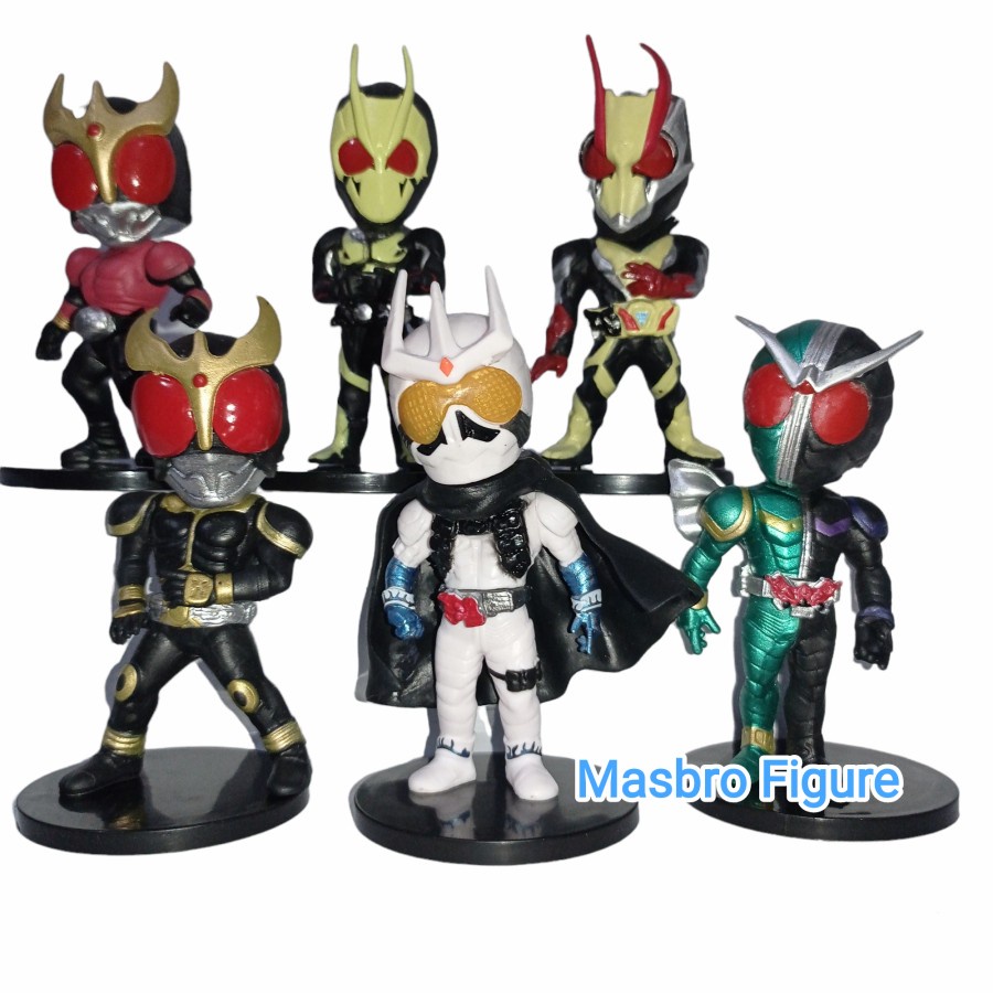 Jual Action Figure Masked Kamen Rider Kuuga Set isi 6 Shopee Indonesia