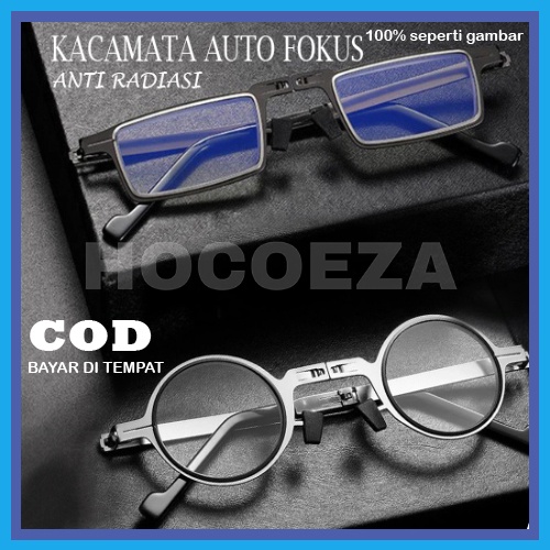 KACAMATA BACA AUTO FOKUS FRAME LIPAT TITANIUM ANTI RADIASI ORIGINAL IMPORT UNISEX PRIA WANITA CEWEK COWOK BR04 B